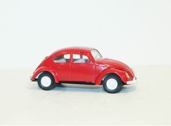1960s Tonka Red Volkswagon Beetle Bug Car