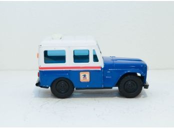 Western Stamping Corp. Jeep US Mail Truck Bank