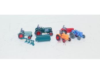 Plastic Tractor Minitures Possibly Kettenschlepper 1.5'