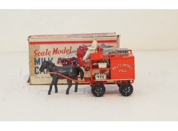 The Perfect Toy Scale Model Milk Cart