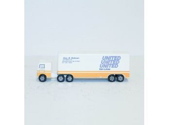 Ralstoy #26 United Van Lines Semi Truck And Trailer
