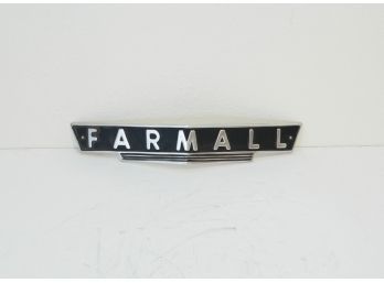 Farmall Front Grill Emblem Metal 12'