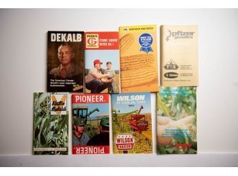 Lot Of 8 Farm Notebooks And Manuals
