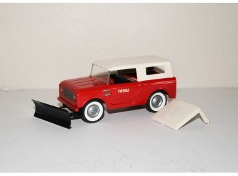 1960s Tru Scale International Scout Truck With Plow