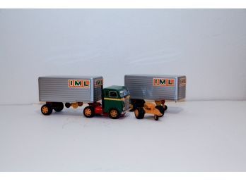 1960s Tin IML Freight Inc. Semi Trailer Truck