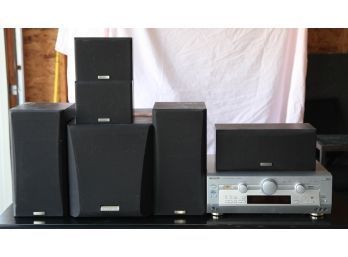 Kenwood Speaker System And Panasonic Receiver