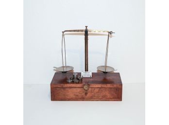 Christian Becker Apothecary Scale And Weights