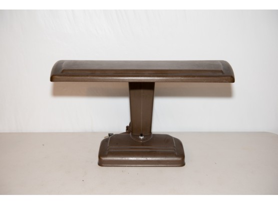 Brown Art Deco Style Flouresent Desk Lamp