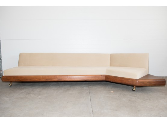 Boomerang Sofa Believed To Be Adrian Pearsall ( Has Back  Cushions See Photos)