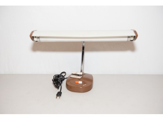 Brown Mobilite Inc Flourescent Desk Lamp