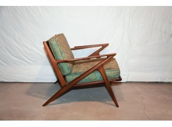 1950s Poul Jensen For Selig 'Z' Lounge Chair Walnut