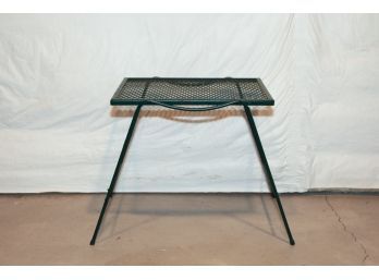 1950s Woodard Green Wire Side Table