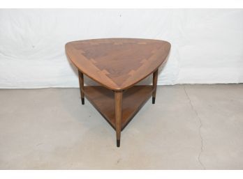 1960s Lane Acclaim Walnut Guitar Pick Side Table Designed By Andre Bus