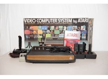 1977 Atari Video Computer System CX-2600 And Games
