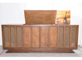 Mid Century GE Porta-Fi Stereo Console (Album Not Included)