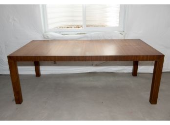 Mid Century Walnut Dining Table With 2 Leaves