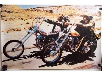 1989 Easy Rider Poster Featuring Peter Fonda And Dennis Hopper