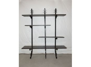 Revival Style Wall Iron Bookcase