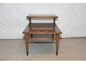 1960s Lane Acclaim Walnut Two-tier Table Designed By Andre Bus