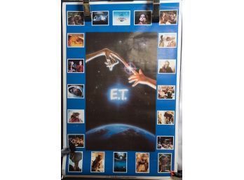 1982 E.T. The Extra Terrestrial Universale Studios Poster