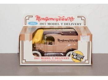 ERTL Ford 1917 Model T Delivery Die Cast Bank Montgomery Ward 1/25 Scale