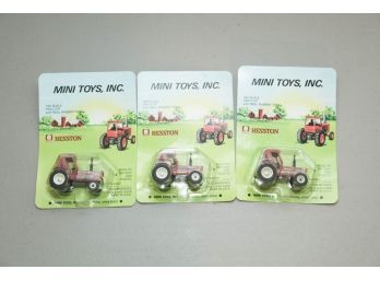 Mini Toys Inc. Hesston Tractors 980DT, 100-90 And 130-90