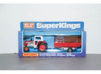 1978  Matchbox K-35 Super Kings MF Tractor And Trailer
