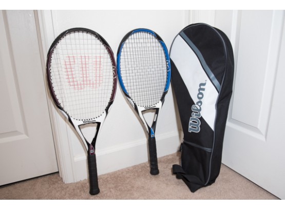 Pair Of Wilson Tennis Rackets