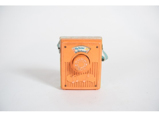 1974 Fisher Price Toys Music Box Pocket Radio