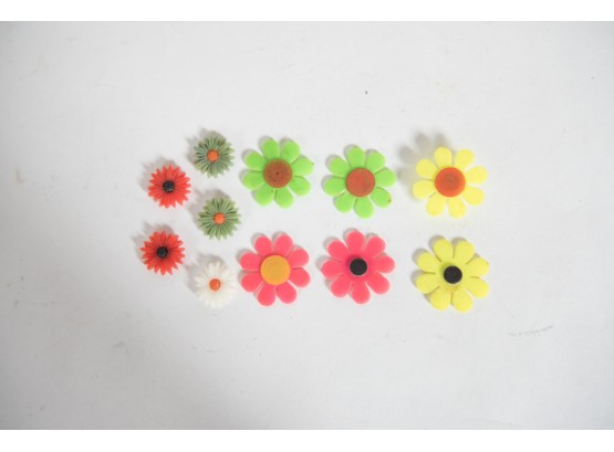 1970s Flower Power Fridge Magnets