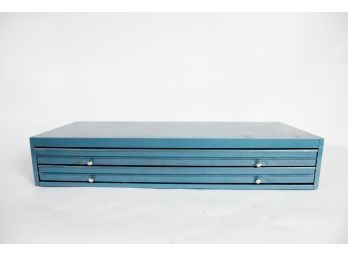 Steel Blue File Cabinet