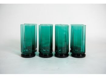 6.5' Emerald Green Water Glasses