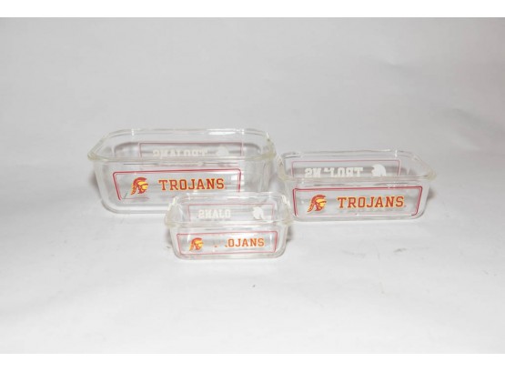 Trojans Glass Nesting Dishes