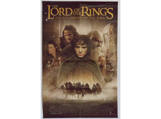 2001 Lord Of The Rings Fellowship Of The Ring Poster