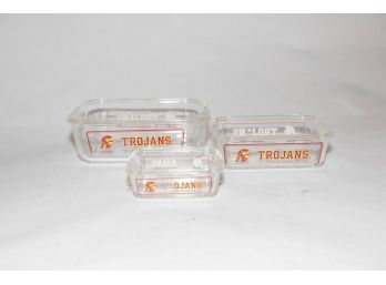Trojans Glass Nesting Dishes