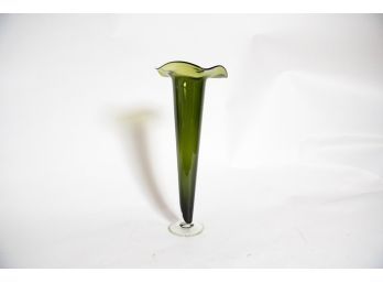 19.5' Tall Mid Century Green Vase