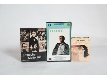 Depeche Mode 101 DVD, Bullitt VHS And The Doors Weird Scenes Inside The Gold Mine 8 Track