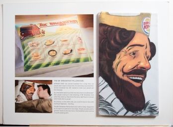 Burger King 'BK Breakfast' Pillowcase Display