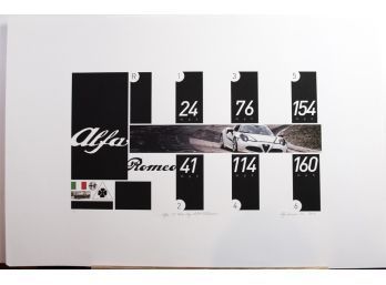 Alfa Romeo Limited Edition Print 1/3 2014