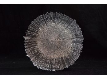 15' Opulent  Glass Plate/bowl