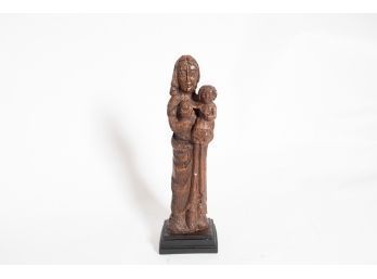 20' Plaster Mother And Child Statue