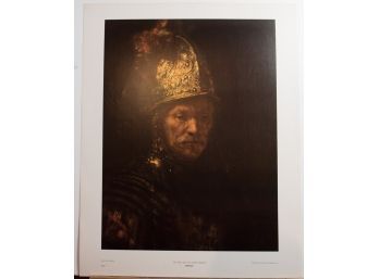 'The Man With The Golden Helmet' By Rembrandt Print