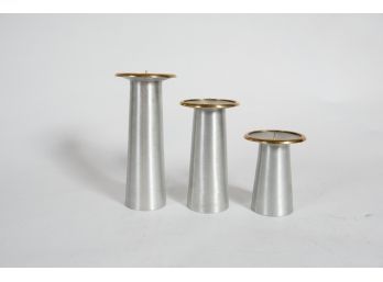 Aluminum Brass Candle Holders