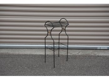 MCM Black Wire Plant Stand/Table