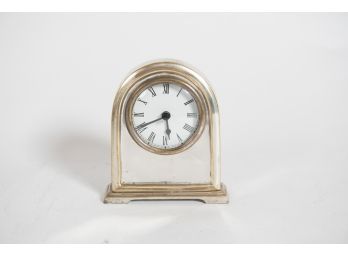 6' India Brass Battery Operated Mantle Clock