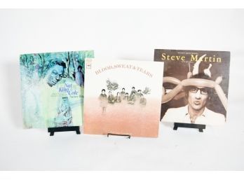Nat King Cole, Blood Sweat And Tears And Steve Martin LPs