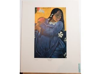 'Woman With Mango' By Paul Gaugin Print