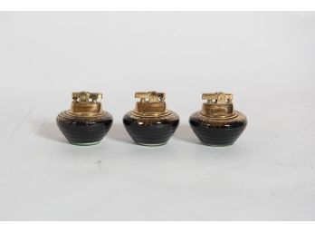 Set Of 3 Table Lighters