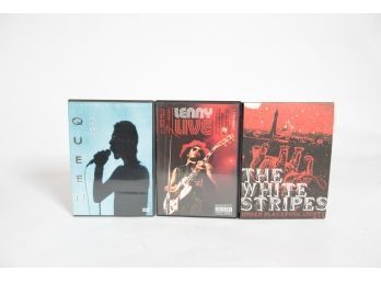 Queen, Lenny Kravitz And The White Stripes Concert DVDs