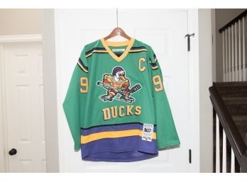 Mighty Ducks Movie Jersey Conway #96 Large